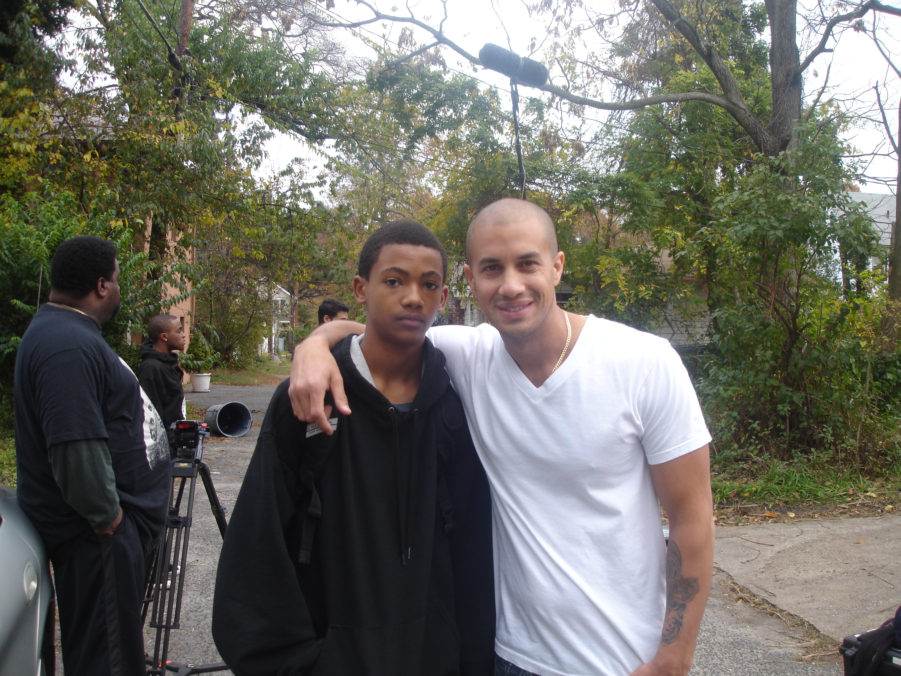 Gerold Robinsong Jr. and Director Jay Rodriguez Jr.