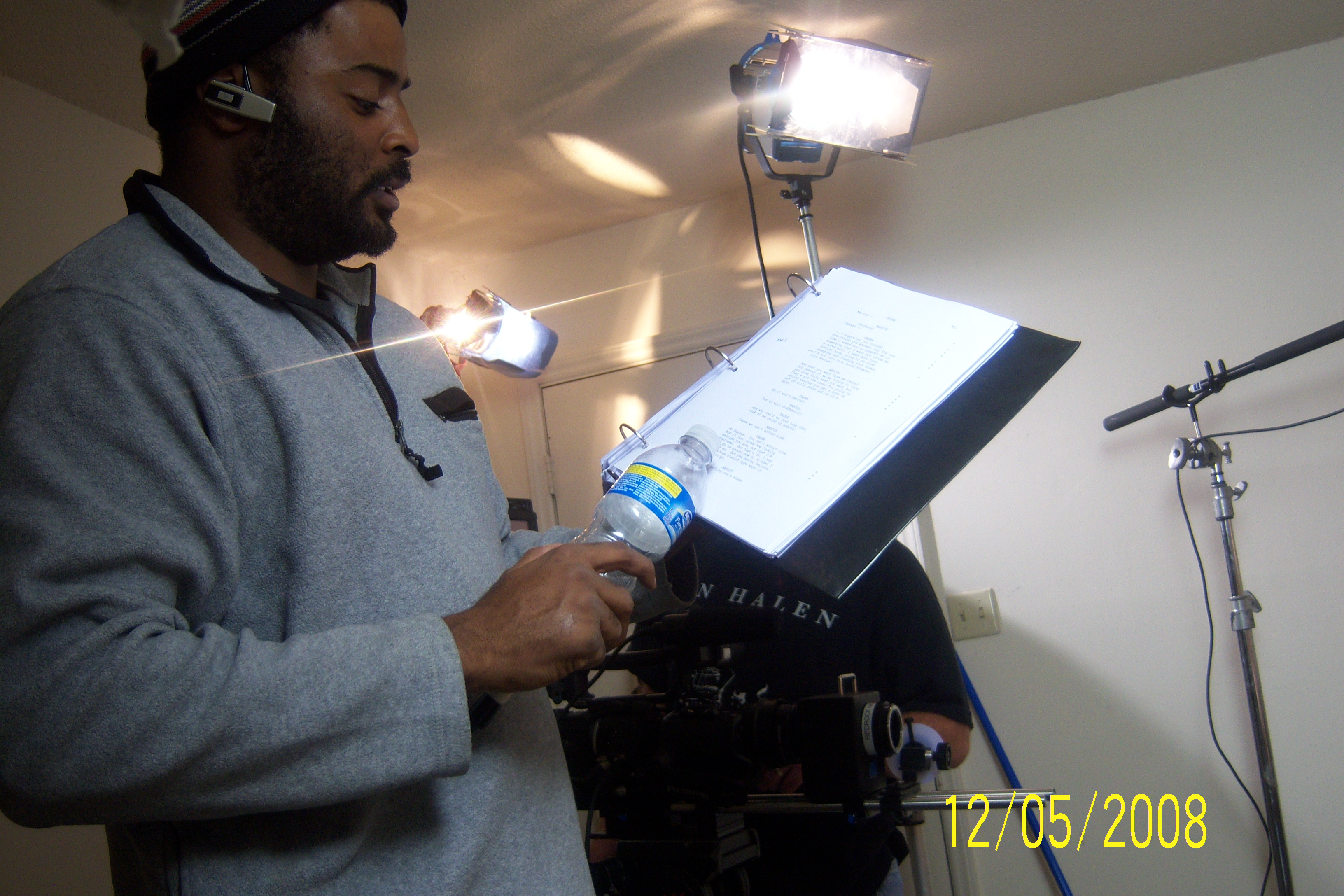 Directing a scene of 