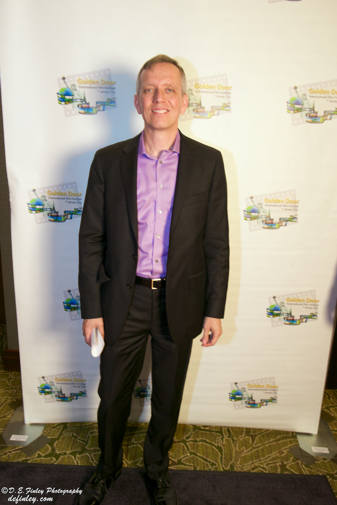 Actor Kelly Karavites on the Red Carpet at the 2014 Golden Door International Film Festival, Jersey City N.J., September 20, 2014