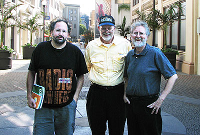 Jim Mercurio, Stanley D. Williams, Miachel Hauge on the Sony Lot