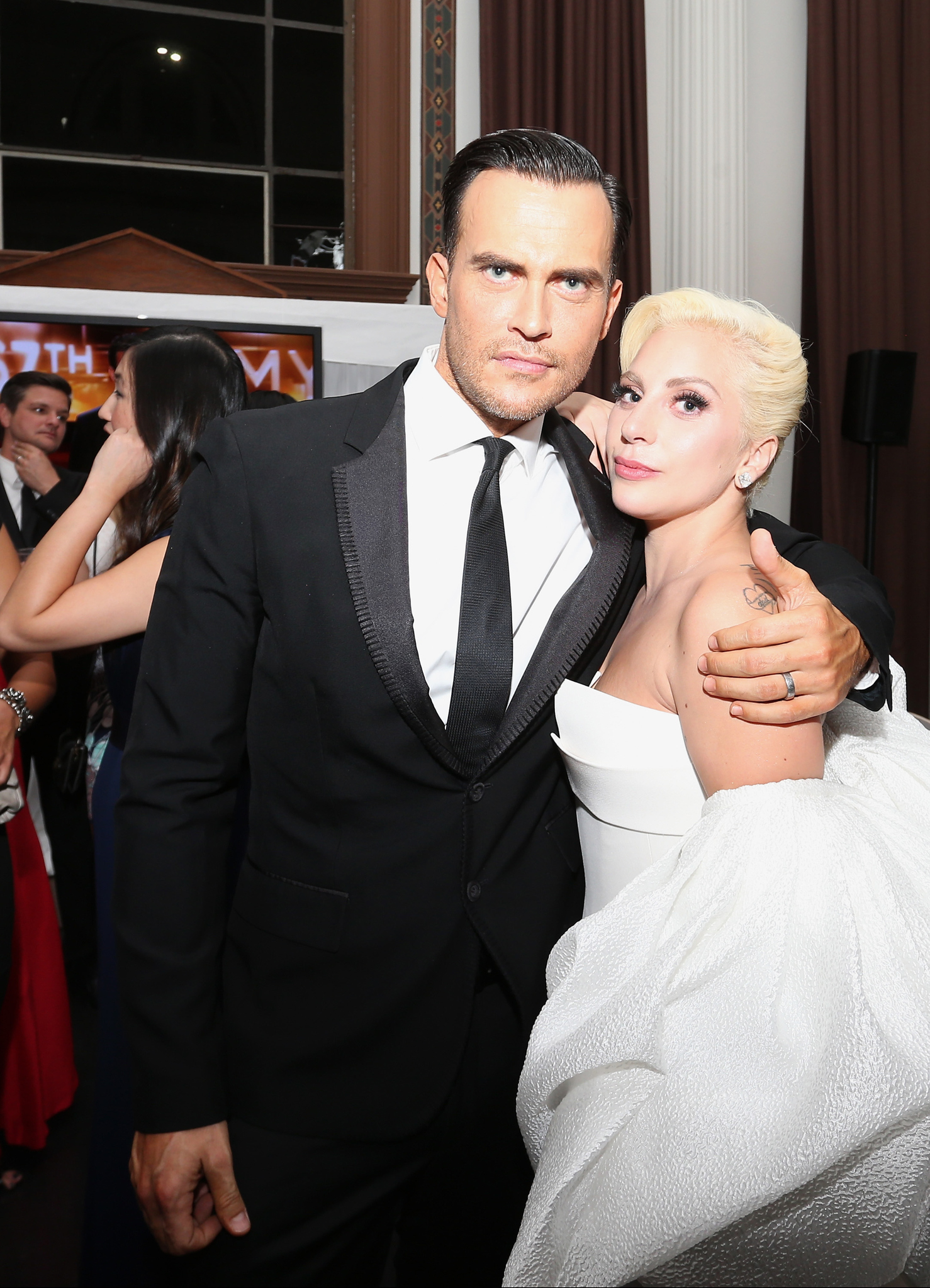 Cheyenne Jackson and Lady Gaga at event of The 67th Primetime Emmy Awards (2015)