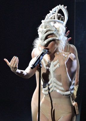 Lady Gaga at event of 2009 American Music Awards (2009)