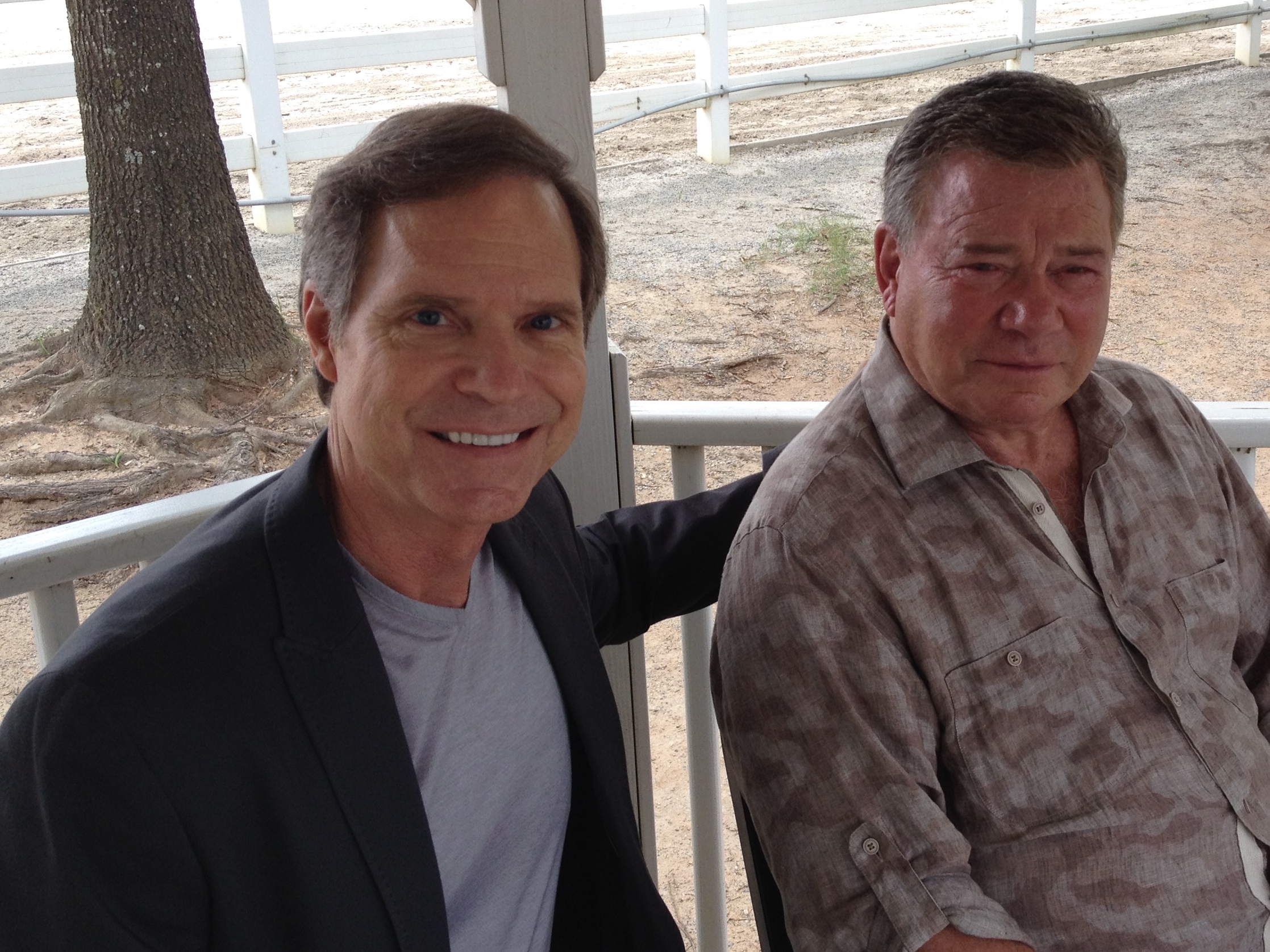William Shatner and Randall Taylor 