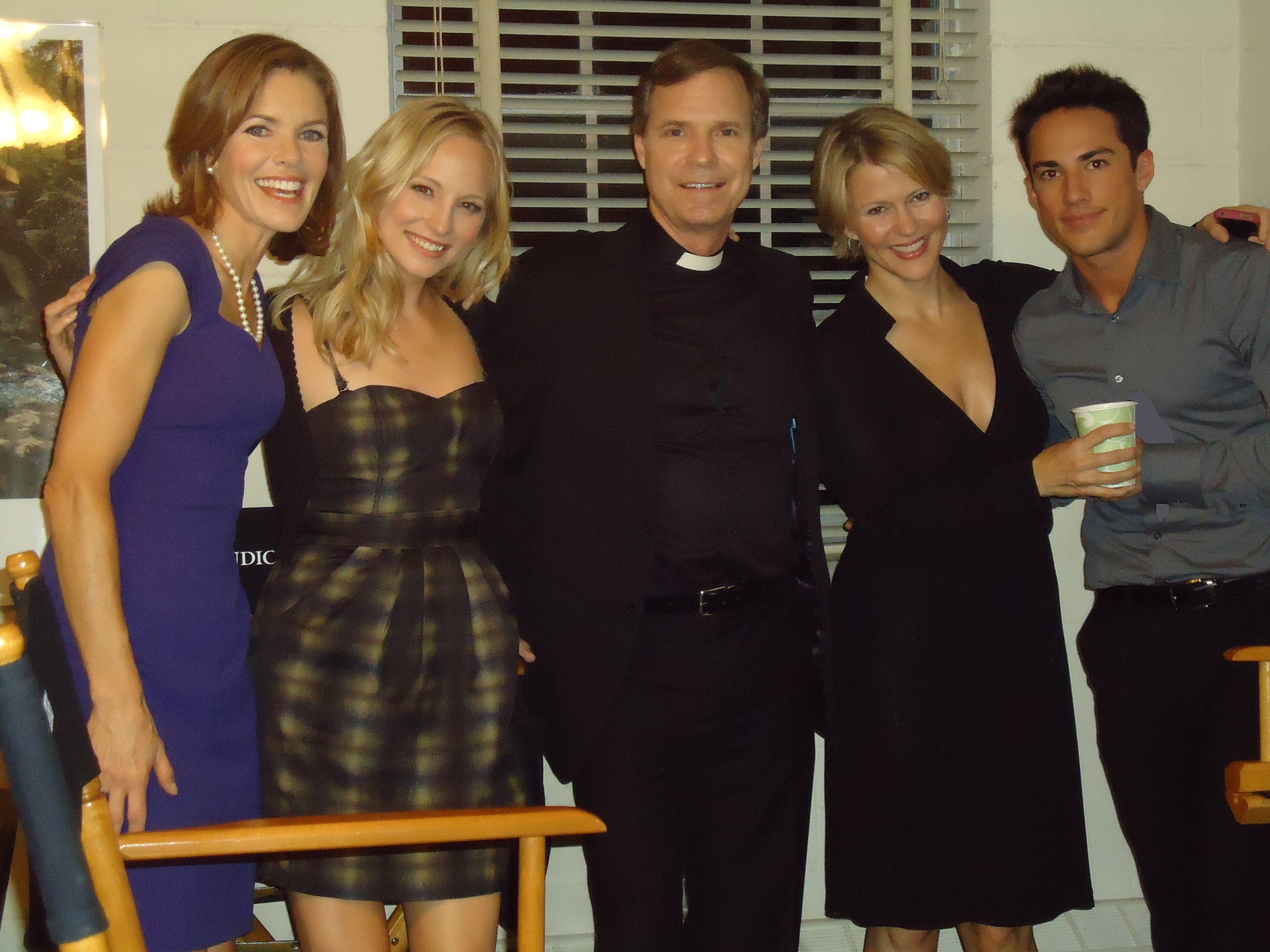 Susan Walters, Candace Accola, Randall Taylor, Marguerite McIntyre, Michael Trevino on 