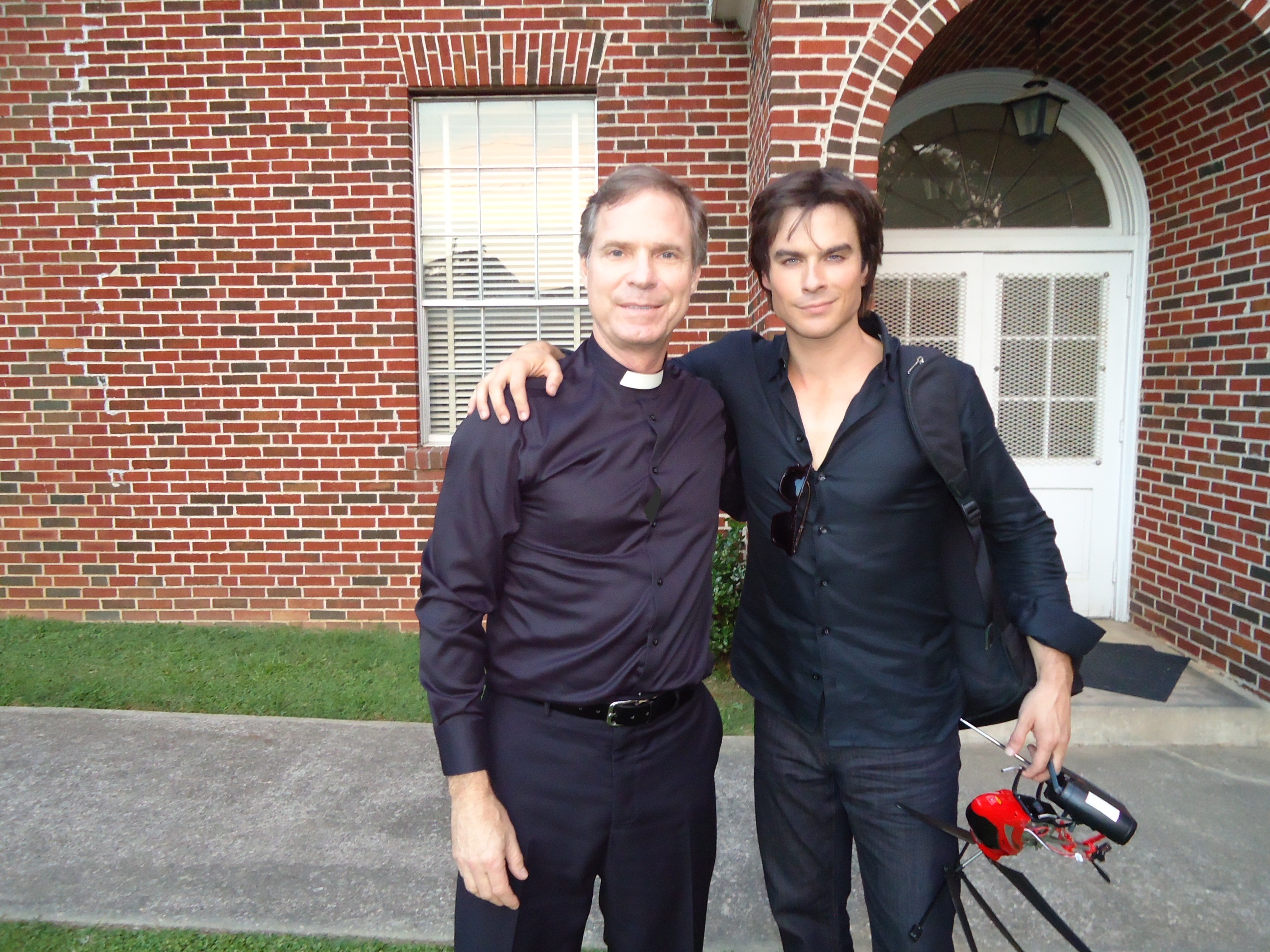 Randall Taylor and Ian Somerhalder on The Vampire Diaries