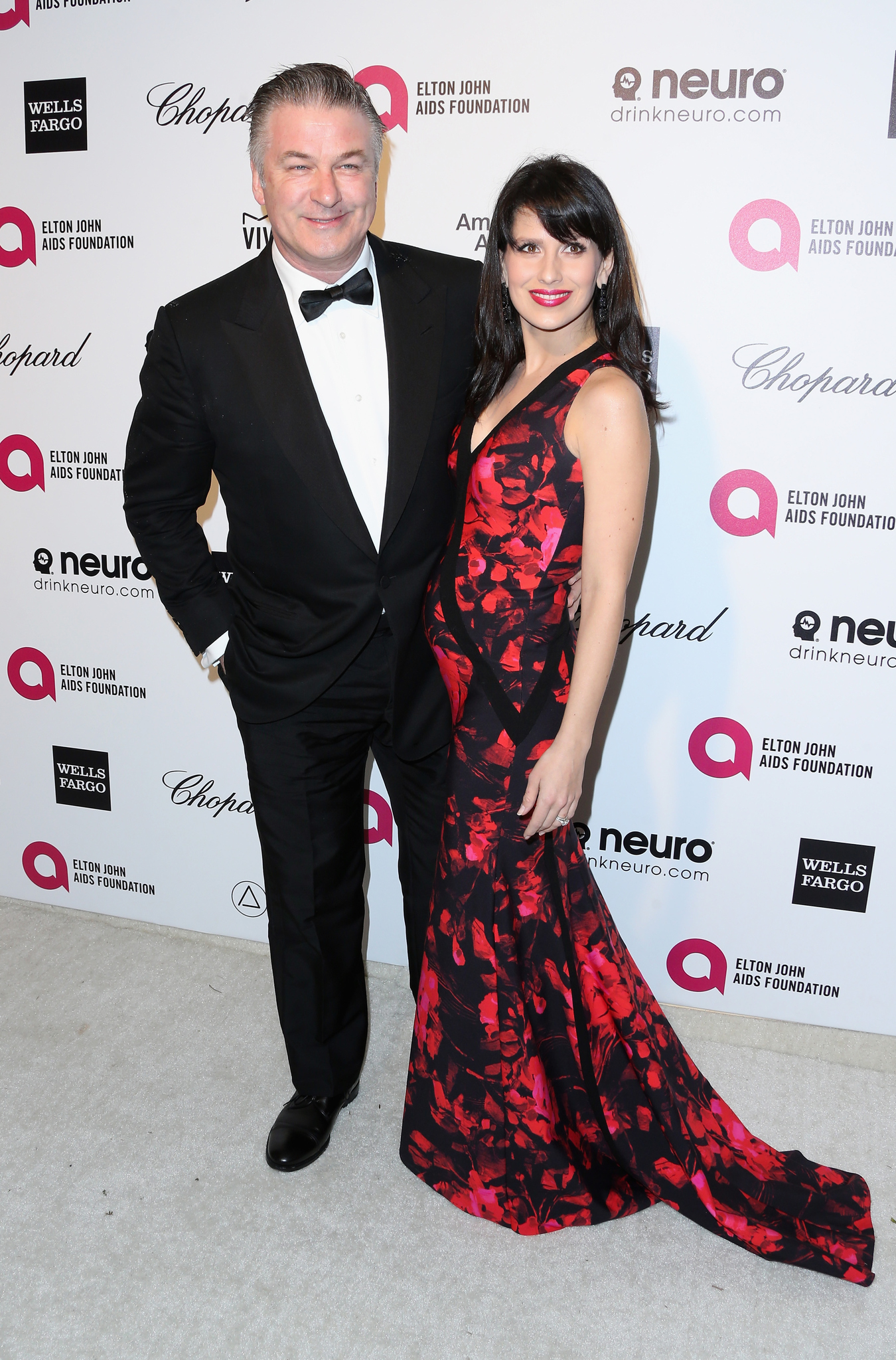 Alec Baldwin and Hilaria Baldwin at event of The Oscars (2015)