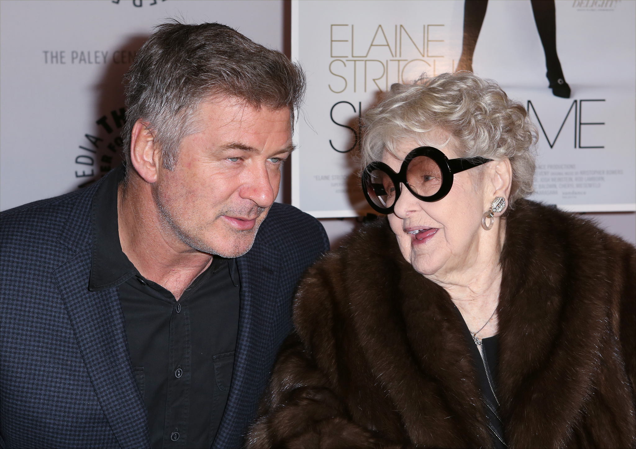 Alec Baldwin and Elaine Stritch