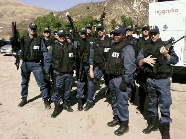 ATF agents from the set of Dollhouse.