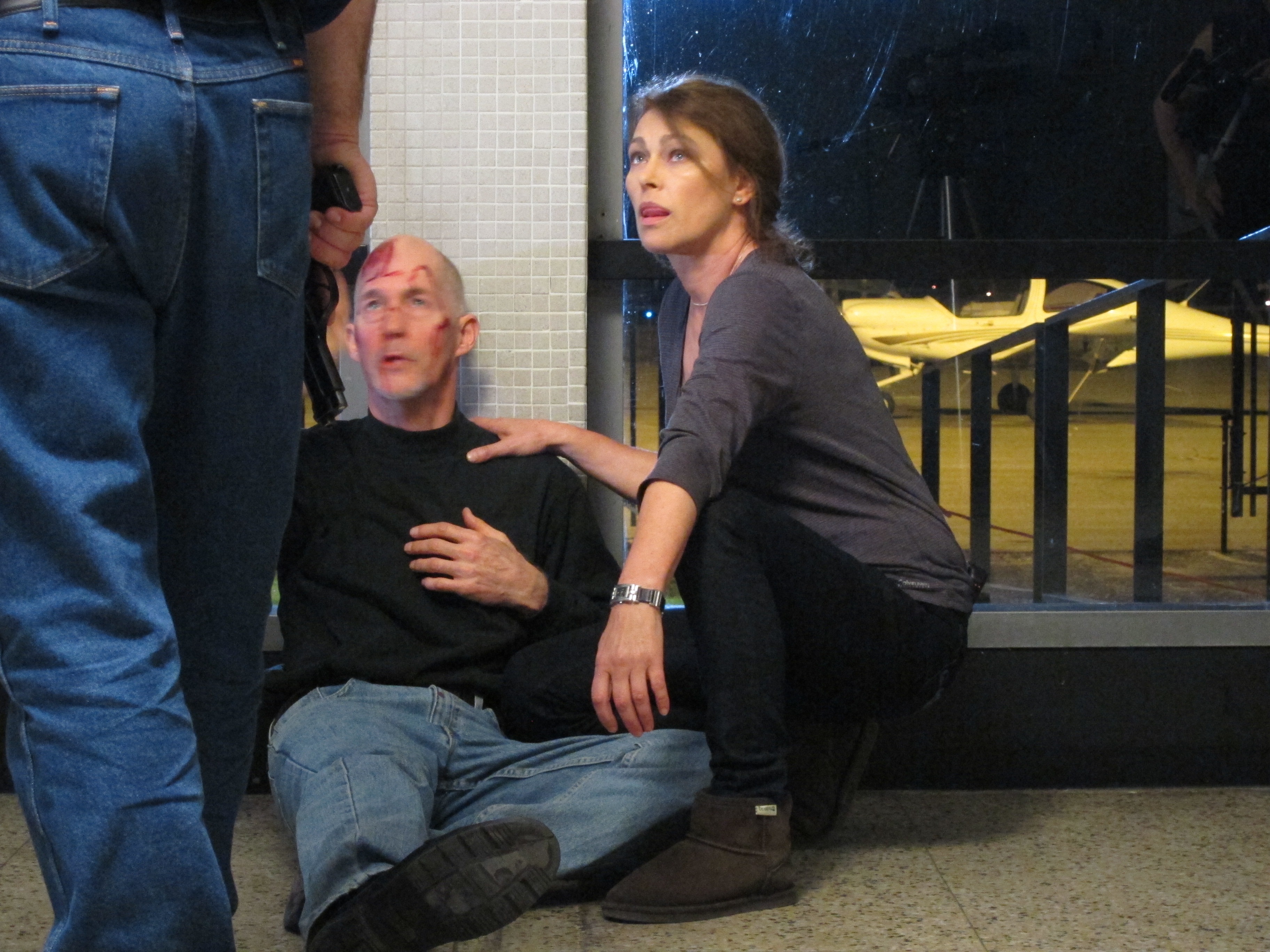 ICE Agent, Ray O'Neill & Joanna Pacula rehearsing, 2012
