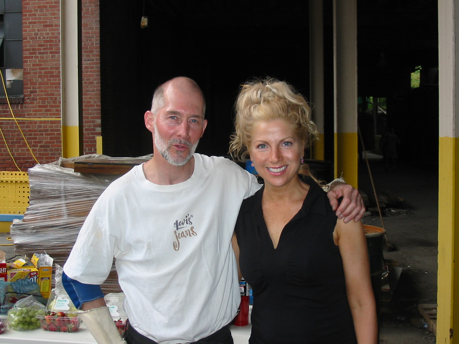 ICE Agent, prepping for stunts with Maureen Dempsey, 2012