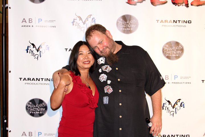 Phil Messerer and Marcia Nagai at the Underbelly Blues premiere.