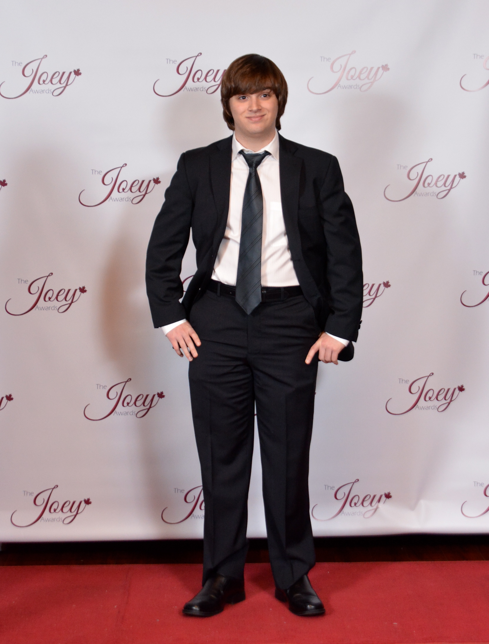 Mark on the red carpet at the 2014 Joey Awards in Vancouver