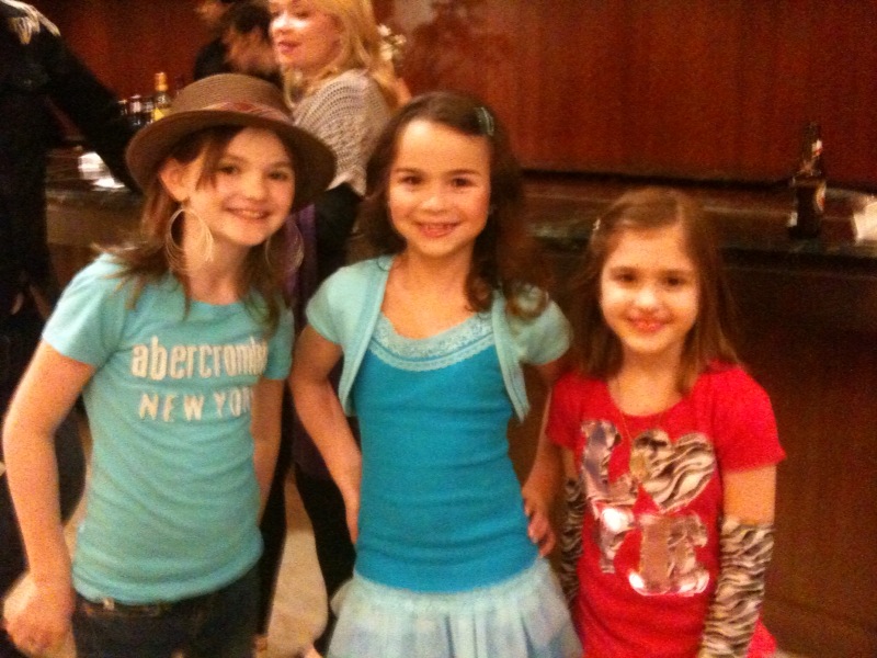 ( pictured From Left to right) Morgan Lily, Jacquelyn and Elle.. Jan 28, 2010 WB Studio Screening of 