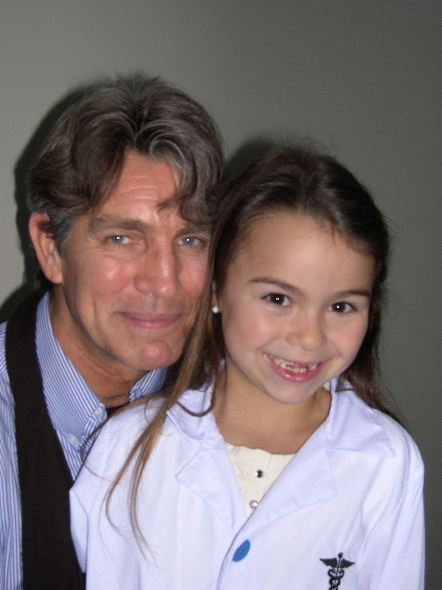 Jacquelyn and Eric Roberts from set of 