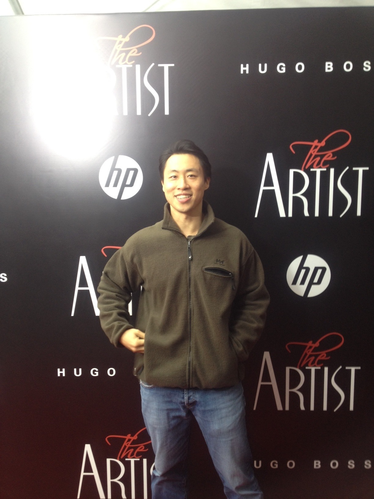 Stephen Lin at The Artist NYC Premiere