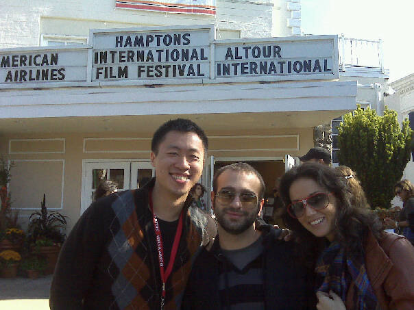 Stephen Lin and Antonio Campos at The Hamptons International Film Festival