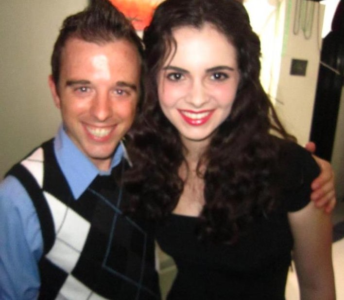 David Baughman and Vanessa Marano at Red Carpet Versa Effect