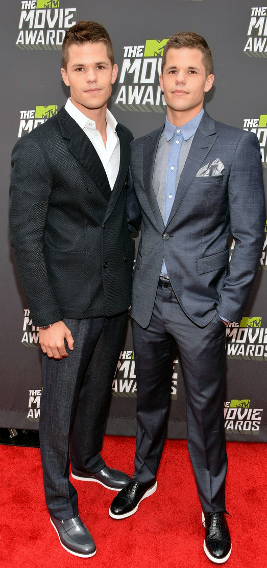 Max Carver and Charlie Carver at MTV Movie Awards