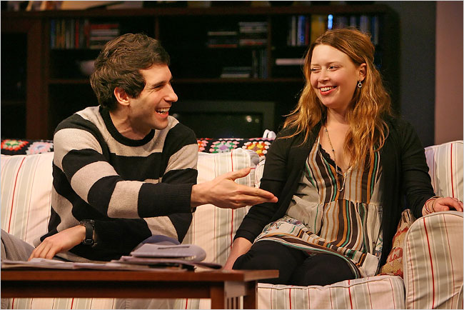 Yuval Boim and Natasha Lyonne in Mike Leigh's Two Thousand Years