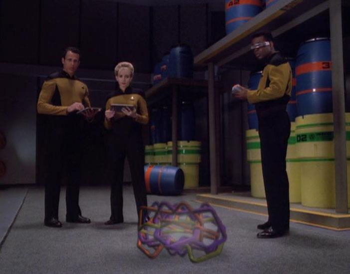 Star Trek: The Next Generation - Lena Banks with LaVar Burton far right