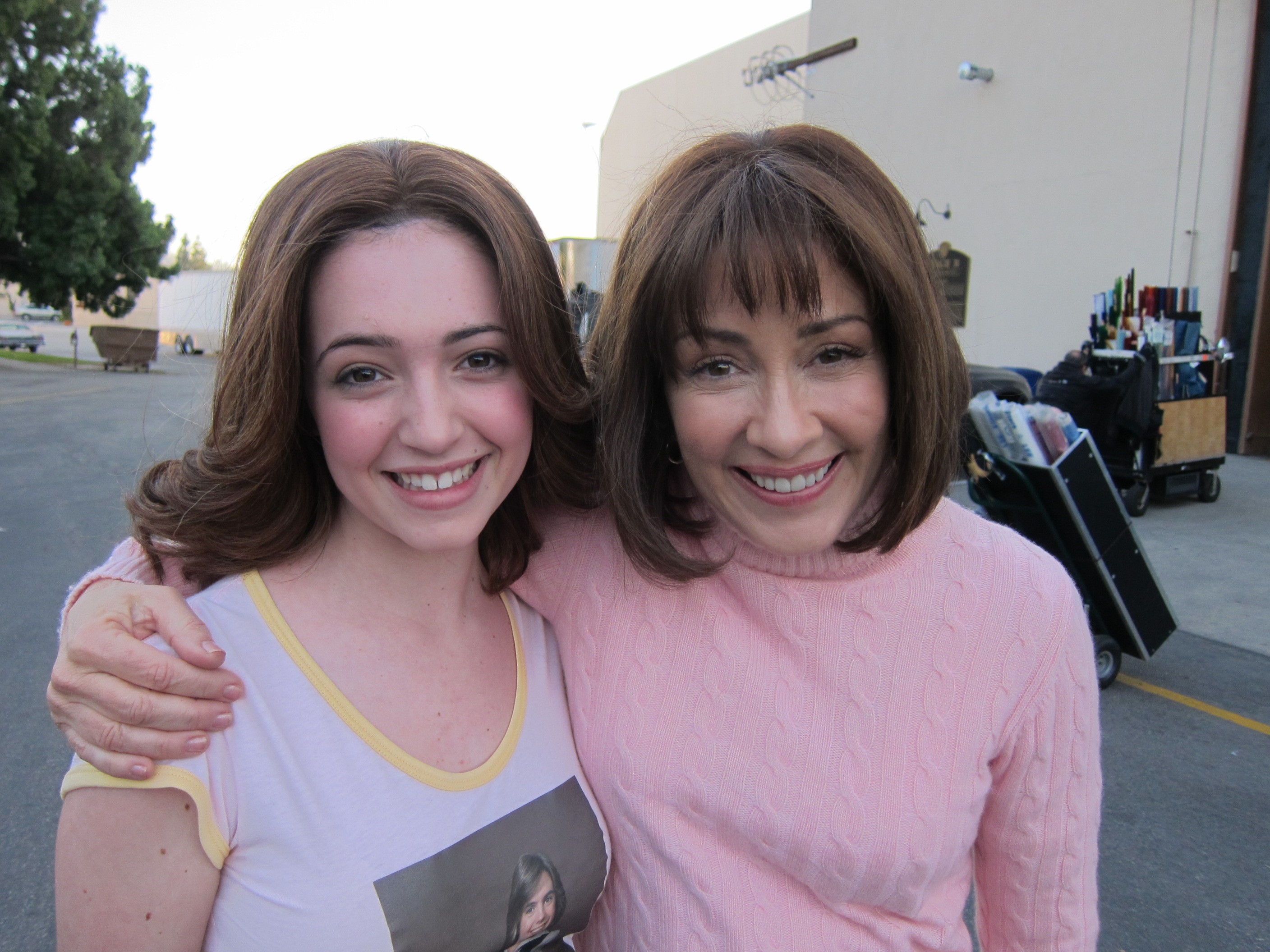 Playing Young Frankie on the middle -- with Patricia Heaton