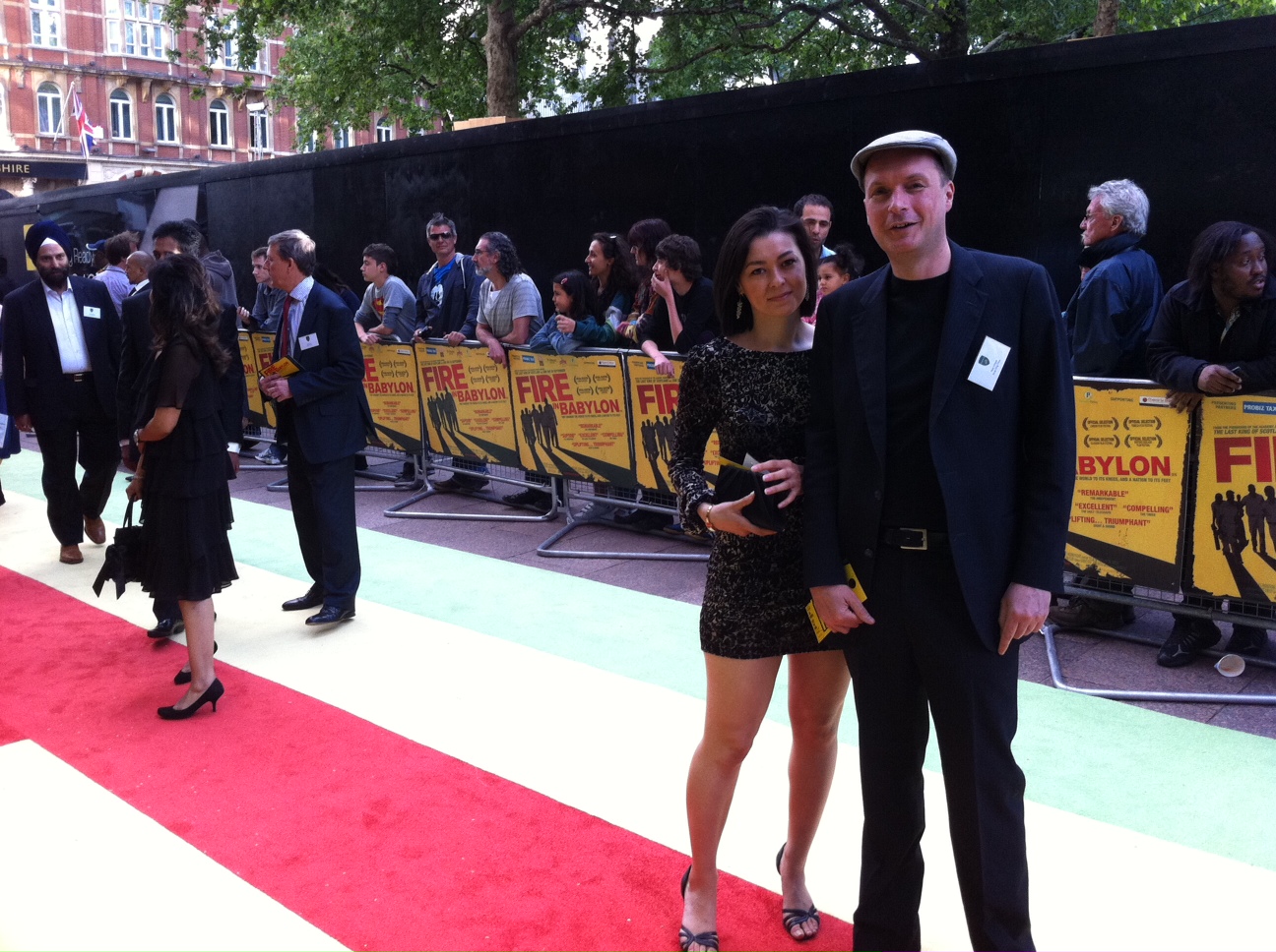 Leicester Square film Premier of Fire in Babylon