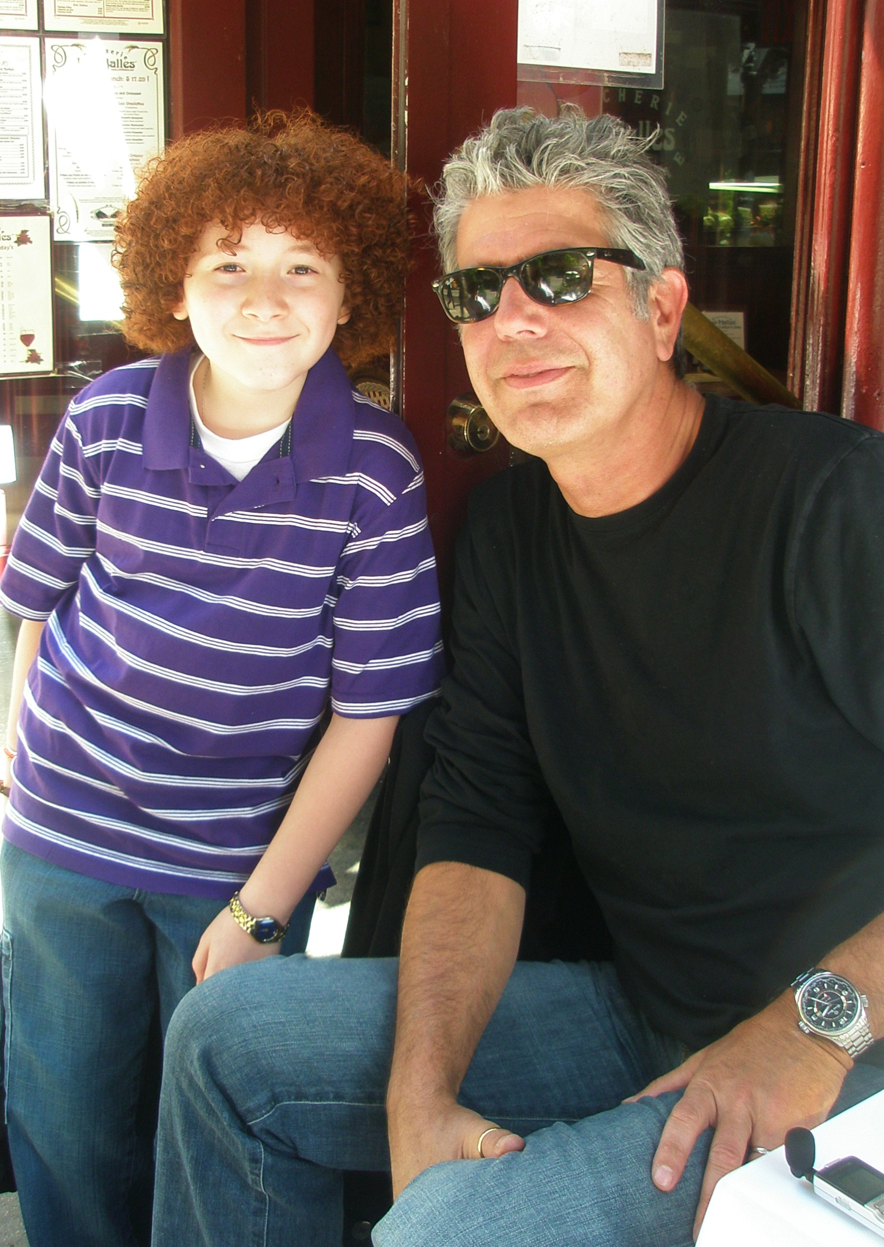 Anthony Bourdain with Ismaelpeter