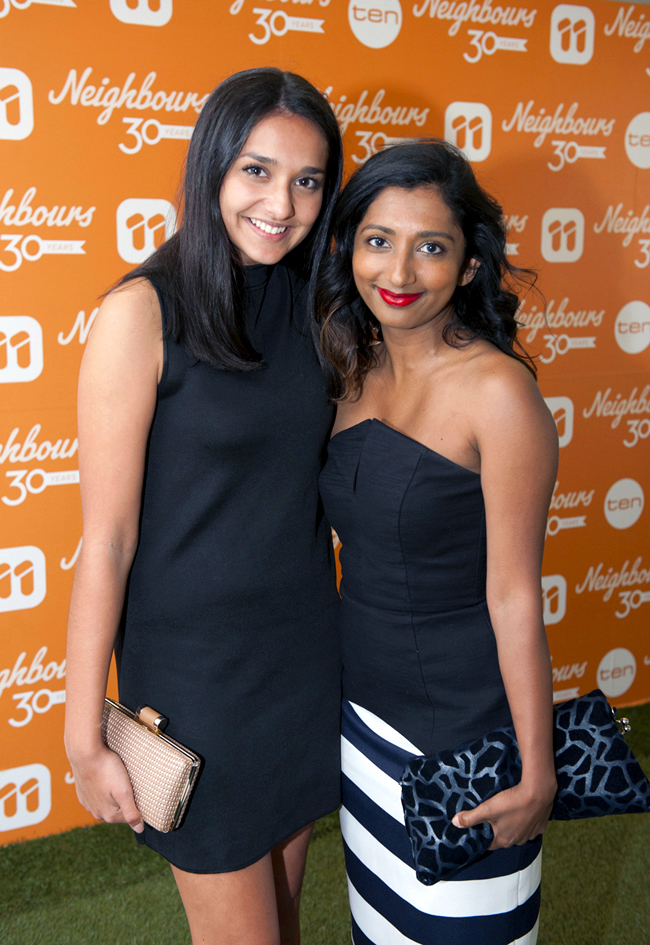 Coco Cherian and Menik Gooneratne at the Neighbours 30th Anniversary Party, Melbourne