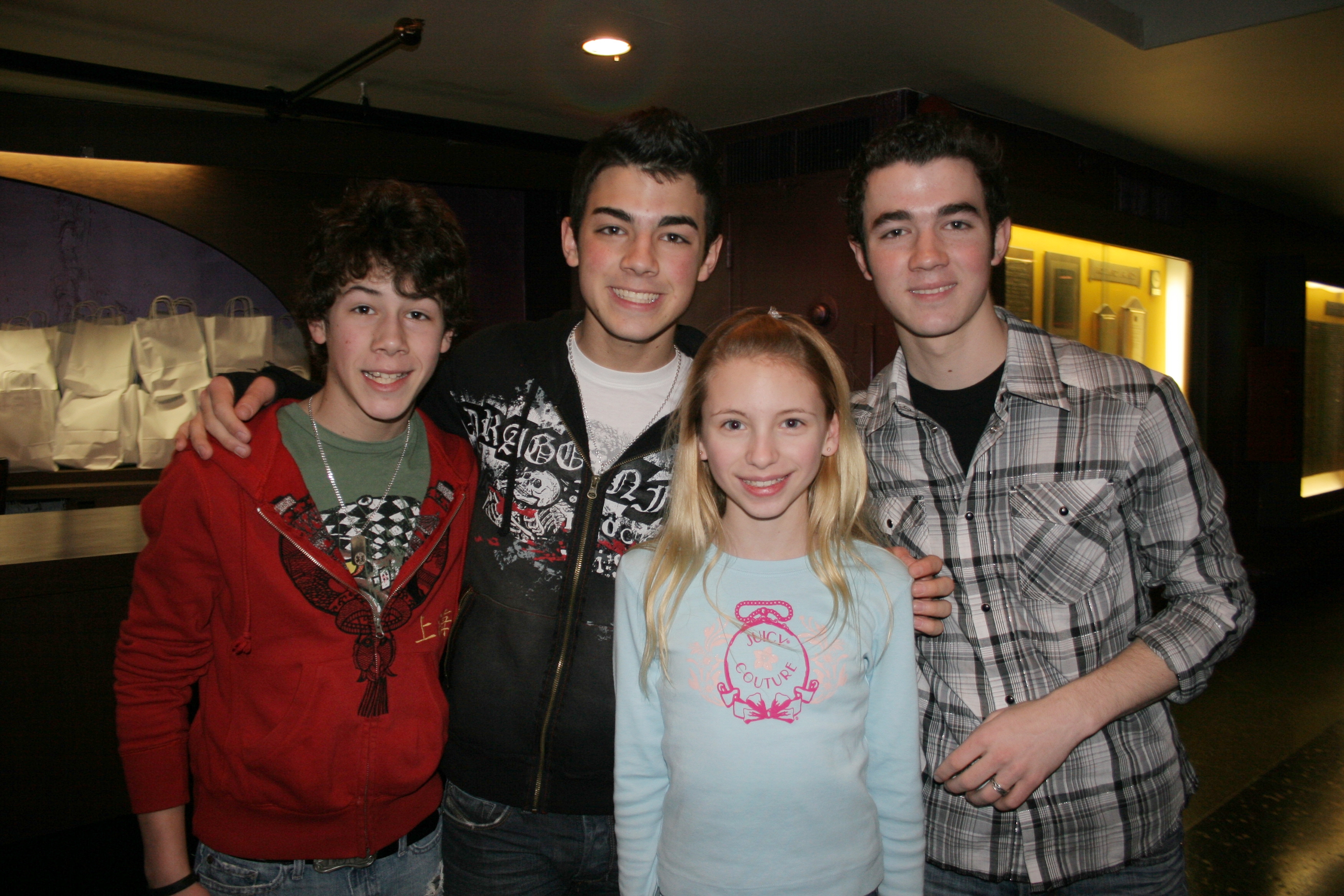 Mary Kate Malat and the Jonas Brothers Martell Foundation Family Fun Day