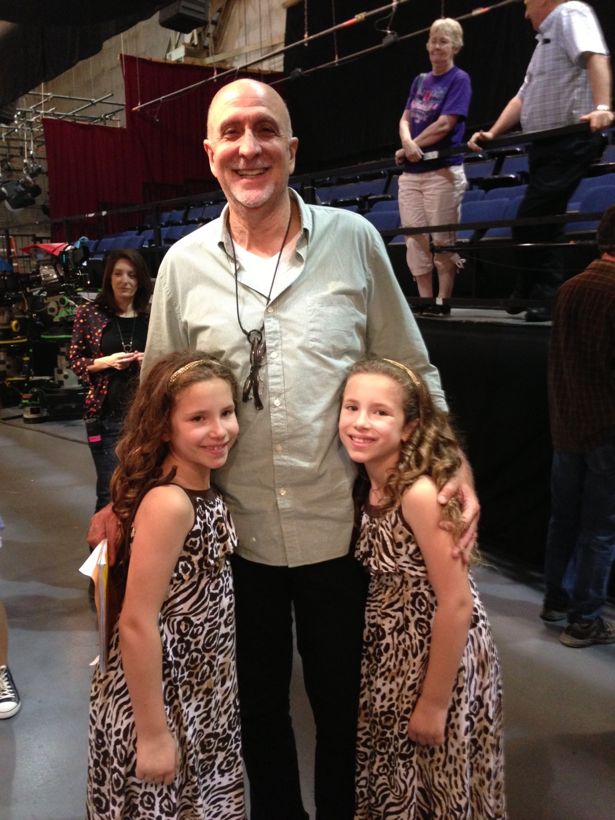 On set with Executive Producer Nat Bernstein for See Dad Run 2013