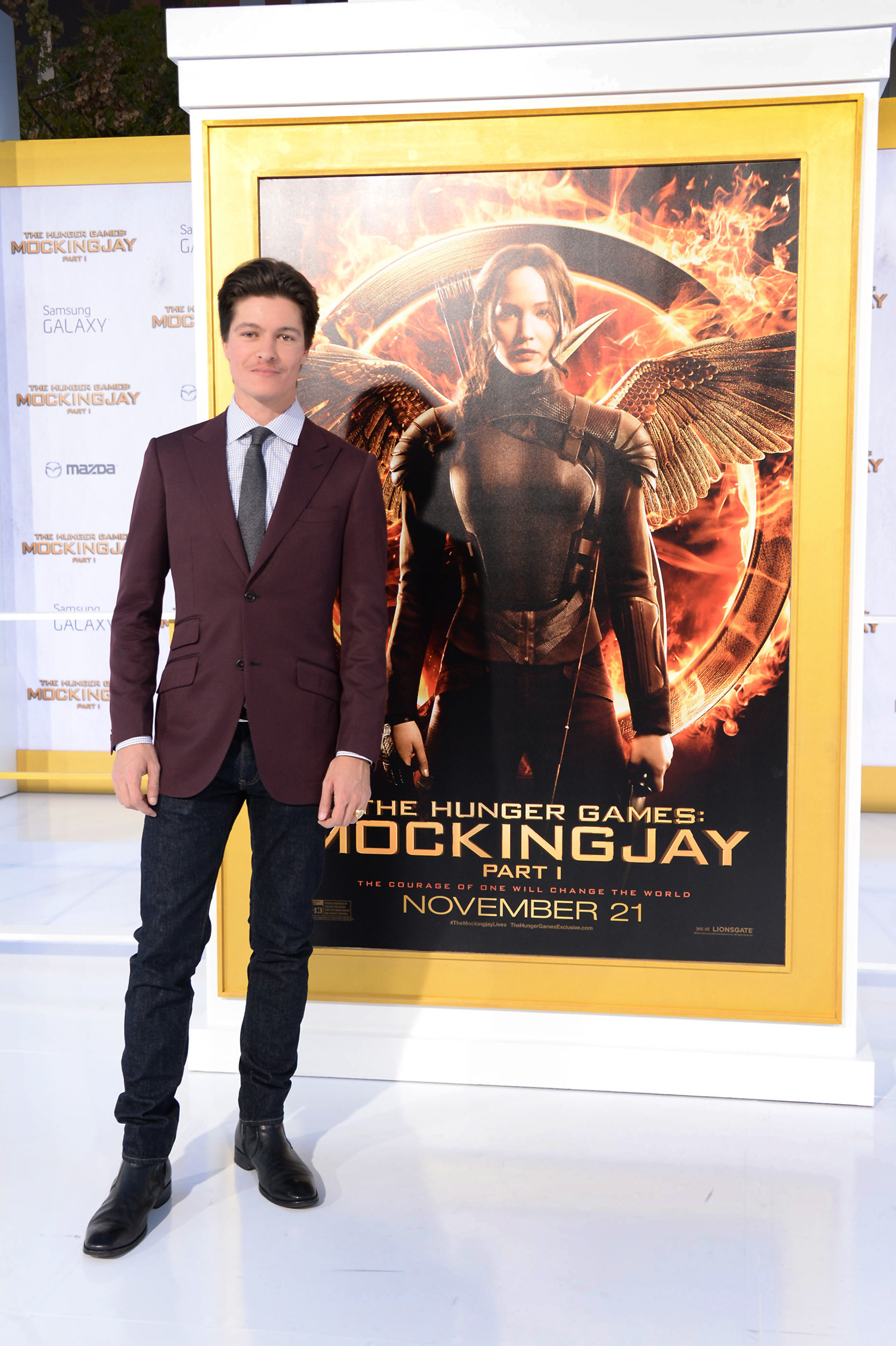 Nicolas Wendl at event of The Hunger Games: Mockingjay - Part 1 (2014)