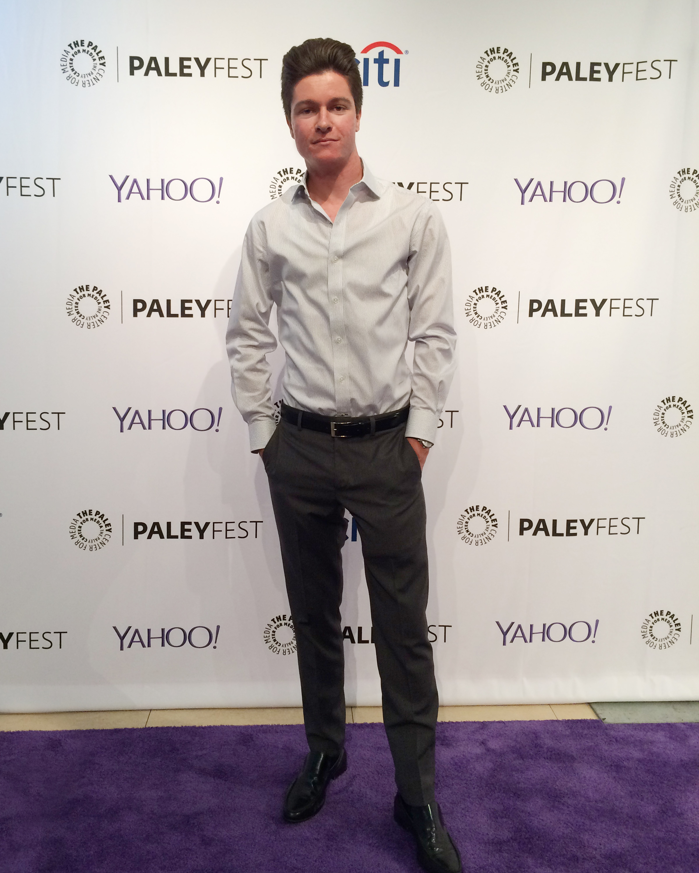 Nicolas Wendl at The Paley Center for the Fall TV Preview for ABC's 