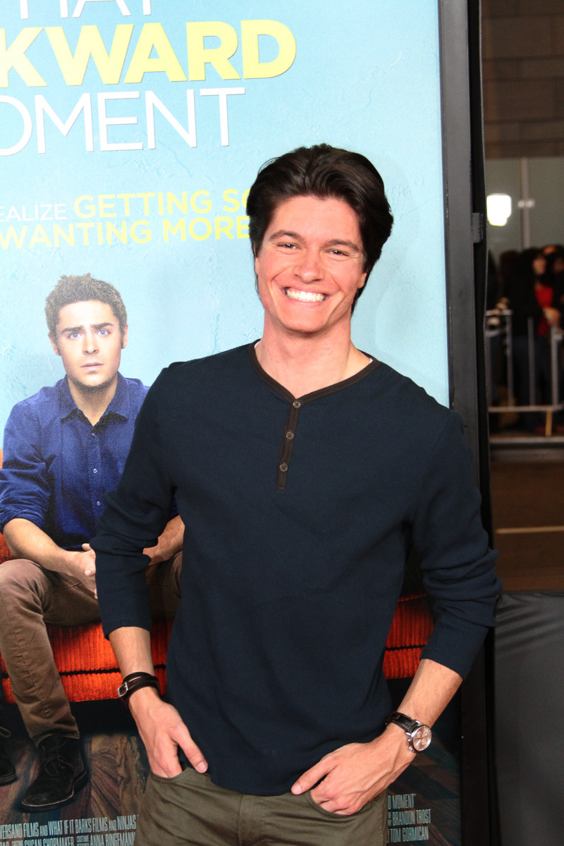 Nicolas Wendl at the That Awkward Moment Los Angeles Premiere