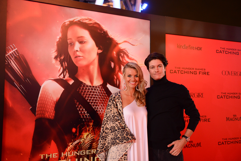 At the US Premiere of Hunger Games: Catching Fire at Nokia Theater.