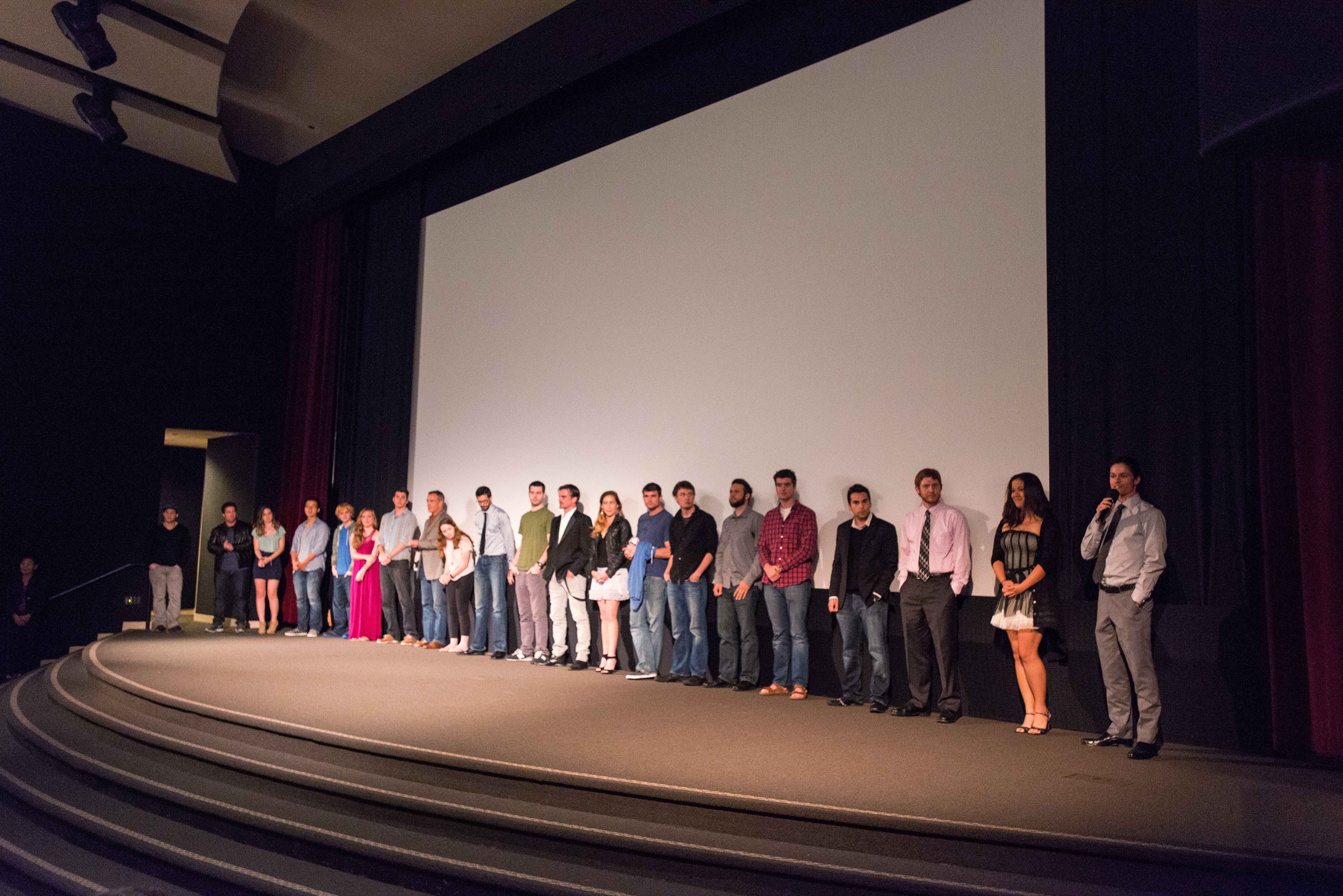 The Cast and Crew of 'From the Woods' at the premiere screening at Dodge College of Film and Media Arts | Chapman University