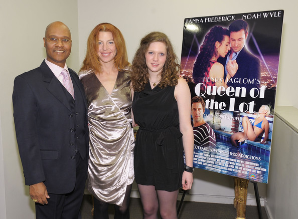 Tommy Lightfoot Garrett with Queen of the Lot costars Tanna Frederick and Sabrina Jaglom, Manhattan Premiere
