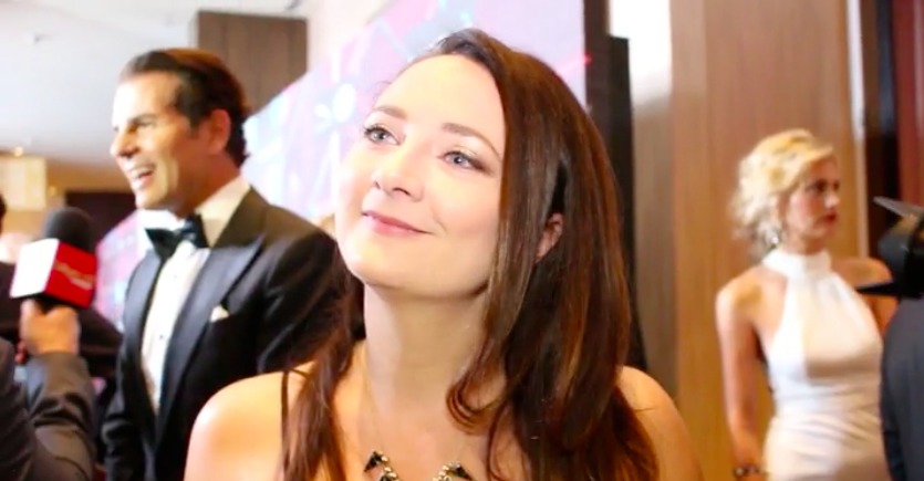 Lauren is interviewed at the 2015 Britannia Awards