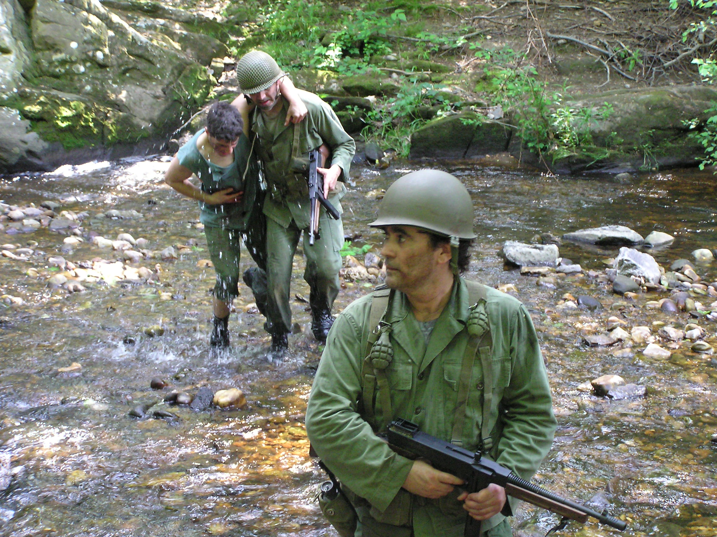 Signals Korean war scene