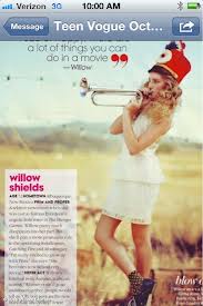Willow in Teen Vogue Young Hollywood