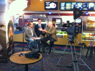 On the set of REEL TIME as seen on CBS affiliate WCAX-TV