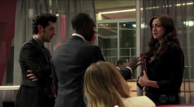 Ben Schwartz, Don Cheadle and Eden Malyn on Showtime's House of Lies