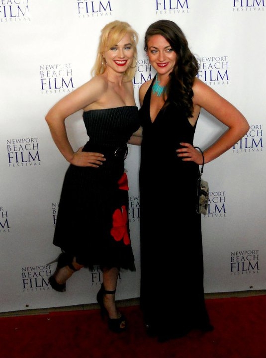 DeadHeads leading ladies Natalie Victoria and Eden Malyn arrive at the Lexus after-party following the World Premier of DeadHeads at the Newport International Film Festival 2011