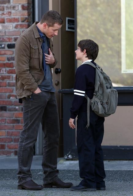 Still of Jared Gilmore and Josh Dallas in Once Upon a Time (2011)