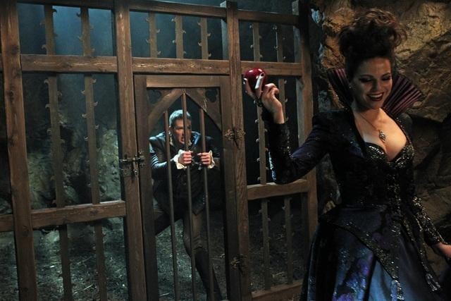 Still of Lana Parrilla and Josh Dallas in Once Upon a Time (2011)