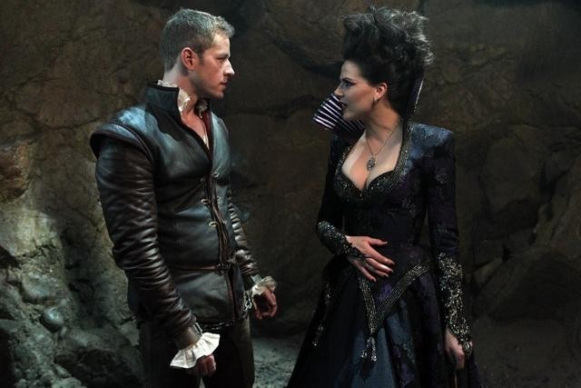 Still of Lana Parrilla and Josh Dallas in Once Upon a Time (2011)