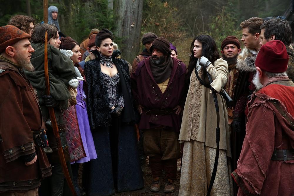 Still of Mig Macario, Lee Arenberg, Emilie de Ravin, Ginnifer Goodwin, Sean Maguire, Lana Parrilla, Michael Raymond-James, Josh Dallas and Raphael Alejandro in Once Upon a Time (2011)