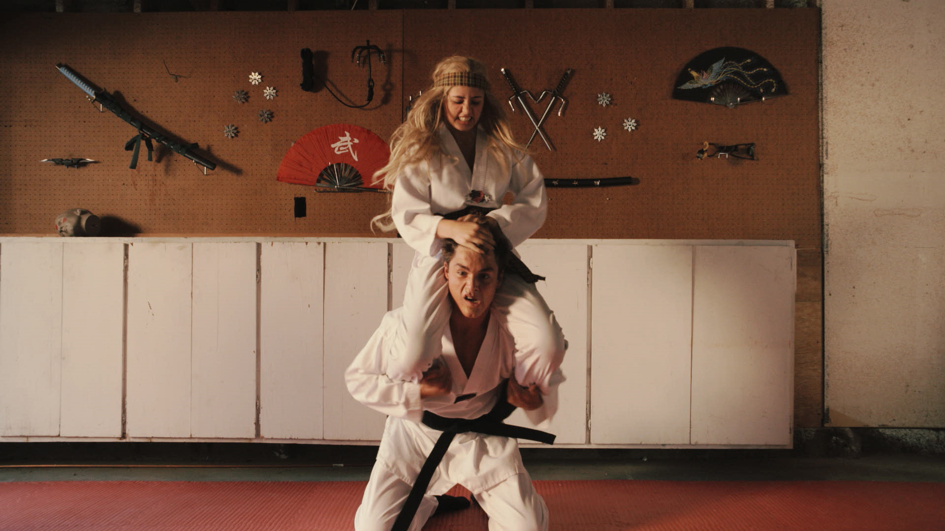 Still of Lia Marie Johnson and Charlie DePew in Terry the Tomboy (2014)