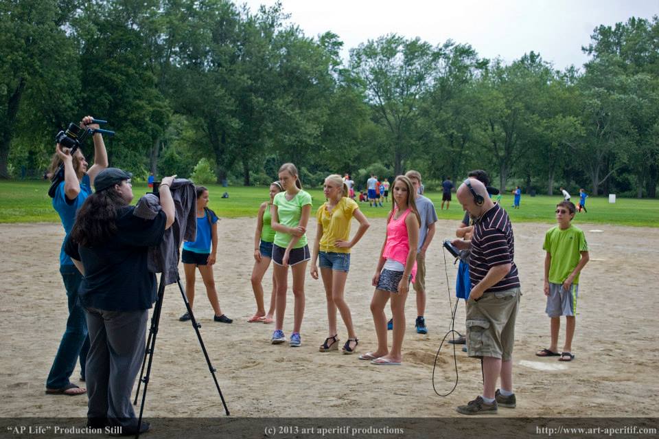 Kallie Tabor filming AP Life