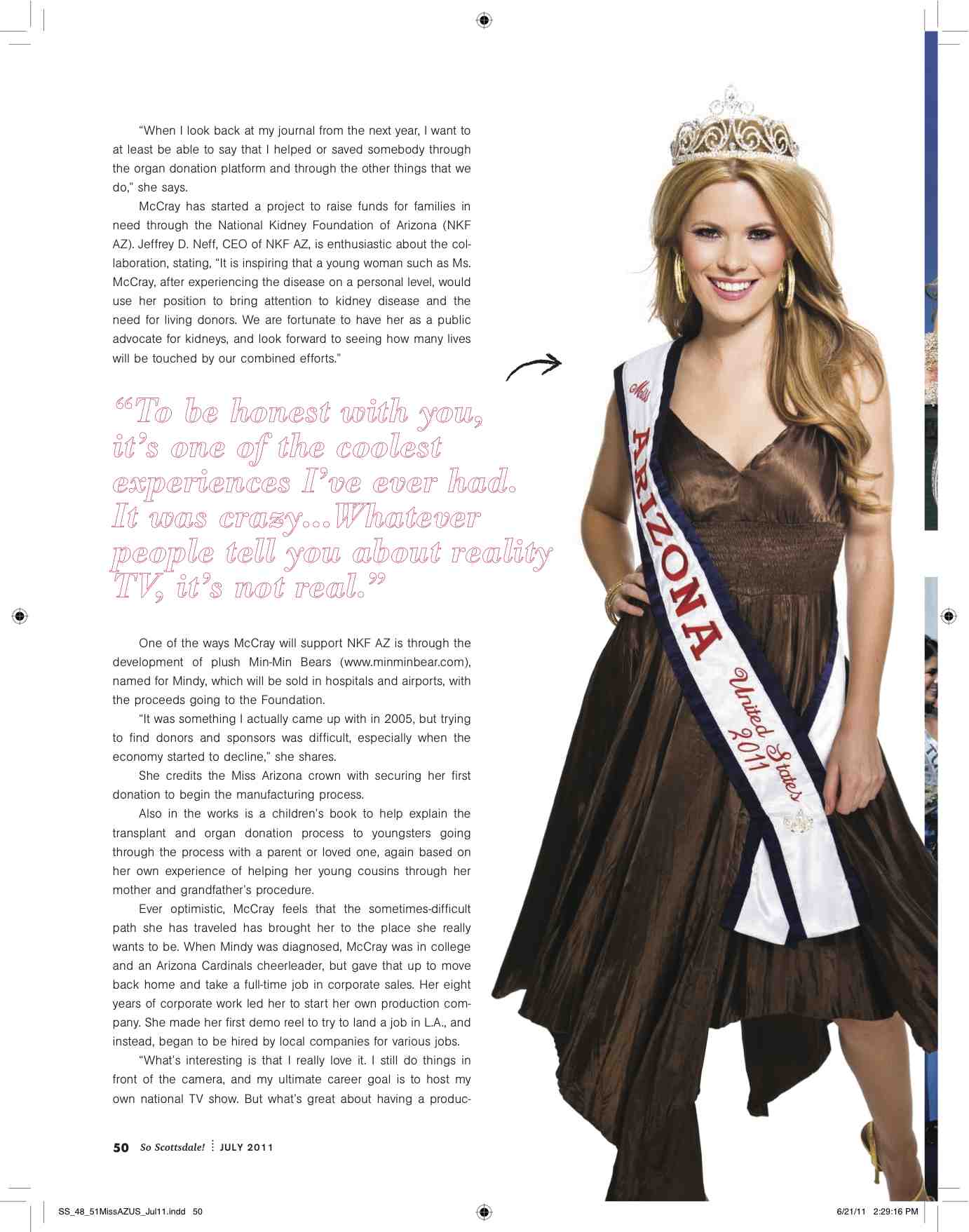 Article in So! Scottsdale Magazine