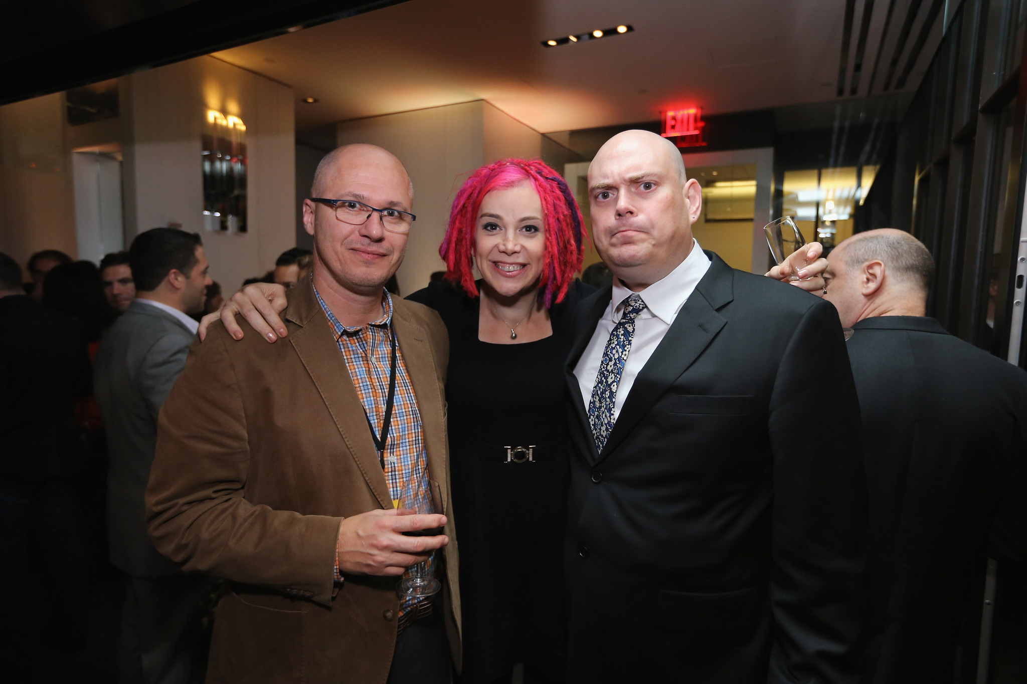 Andy Wachowski, Lana Wachowski and Aleksandar Hemon